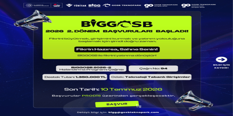 TÜBİTAK BİGG 1. Aşama Başvuruları Başladı!